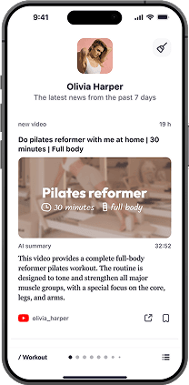 App screenshot showing clean feed